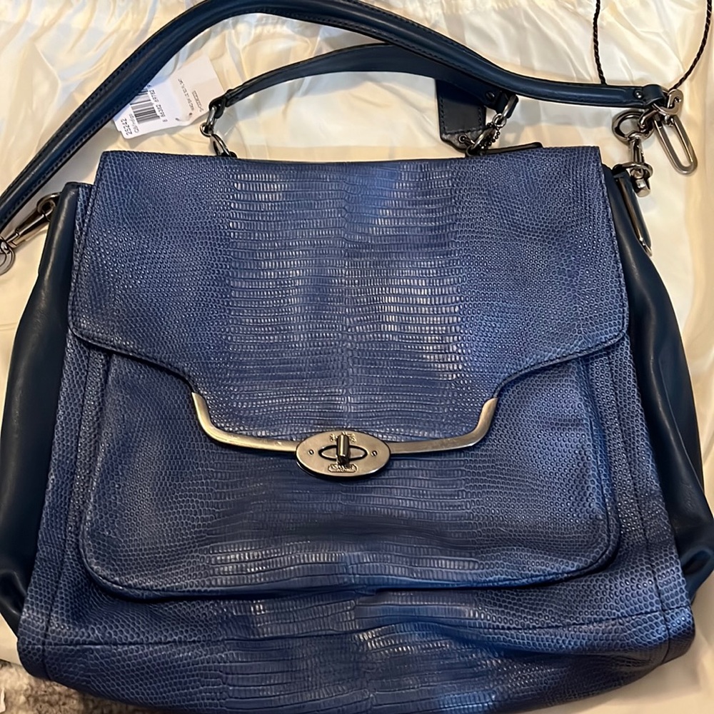 NWT coach Madison embossed satchel